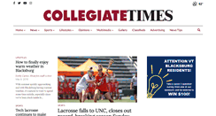 Desktop Screenshot of collegiatetimes.com